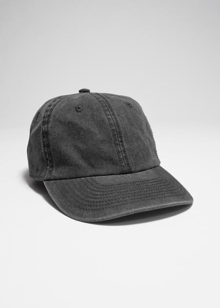 Denim baseball cap